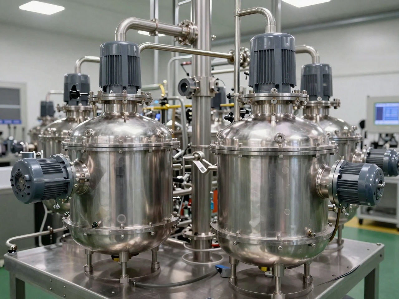 Silicone (PDMS) polycondensation reactors in a specialty silicone plant