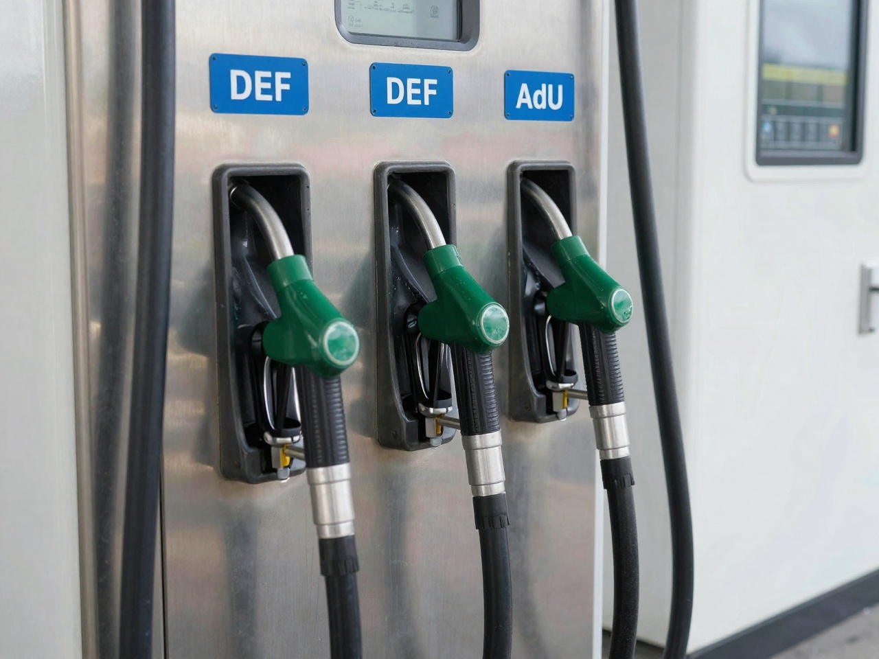 DEF and AdBlue blending and filling station with stainless mixing tanks and an IBC filling line