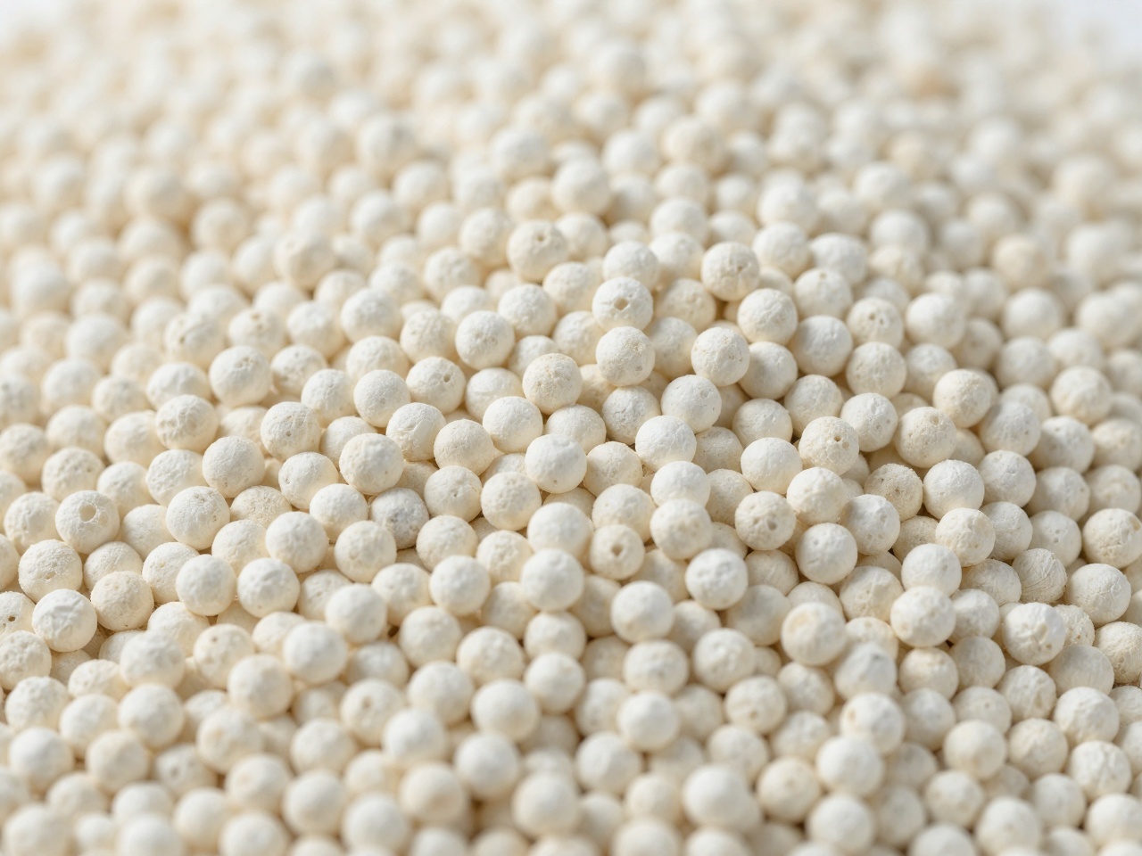 Nitrogen fertilizer granules measured with a Raman probe in the Gekko lab