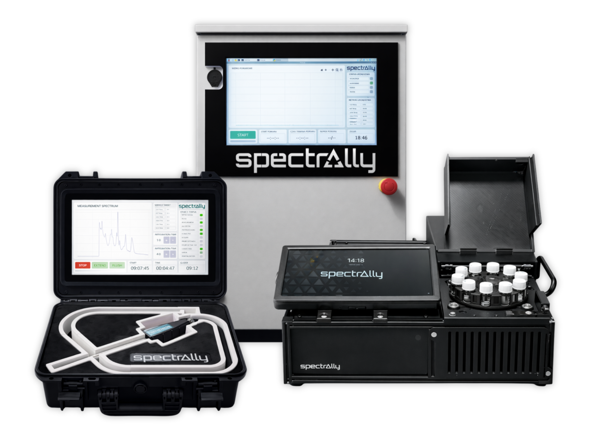 Spectrally product family - X1 LAB, X1 PORTABLE, X1 INLINE and the X1 PROBE